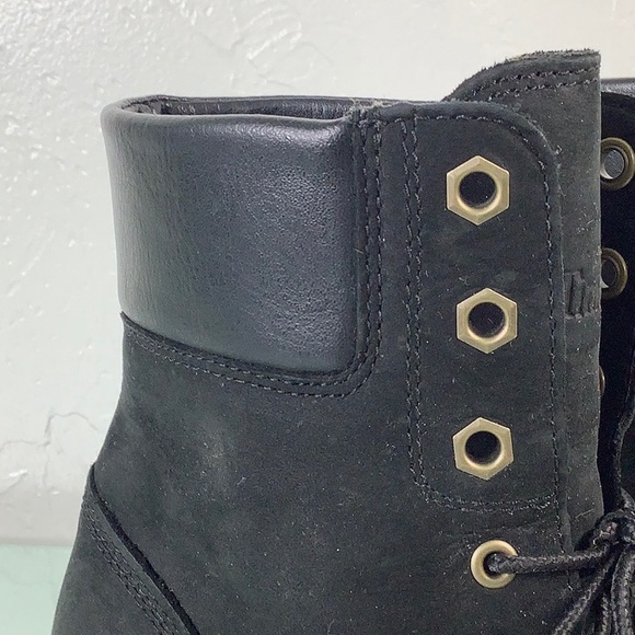 Timberland Glancy Leather 6” lace up 8 eyelets ankle boots size 6.5 EUC - Picture 9 of 16